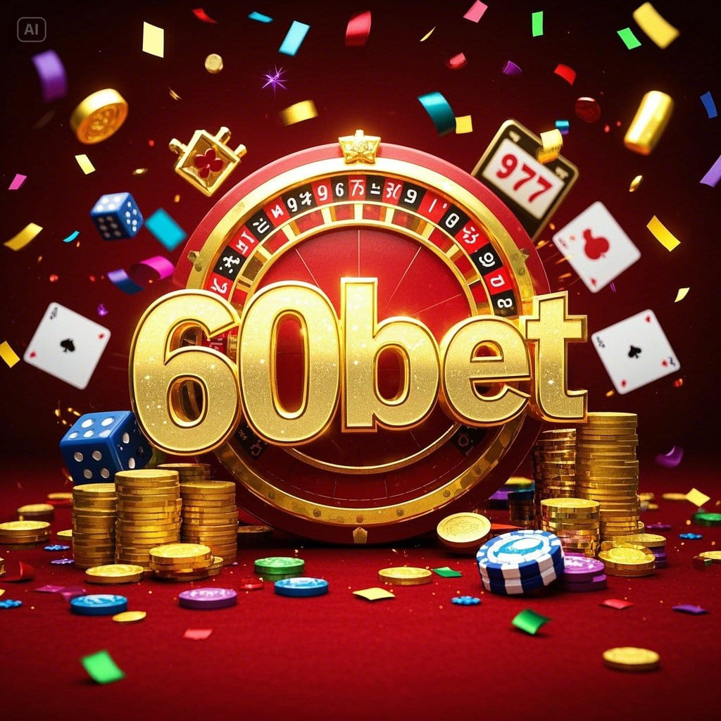 Imagem promocional da 60bet mostrando a plataforma e suas vantagens